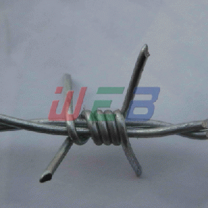 galvanized barbed wire for security