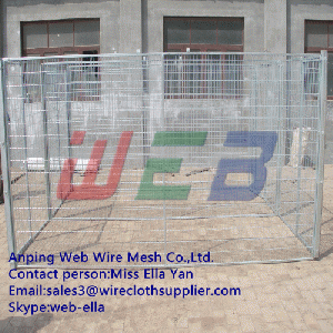 Galvanized dog kennel(welded and chain link mesh)