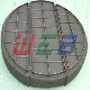 wire mesh demister pads for gas&liquid filtration from WEB WIRE MESH CO.,LTD., ABU DHABI, CHINA